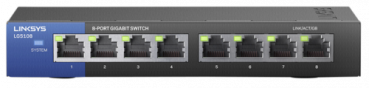 Linksys Unmanaged Gigabit Switch 8-Port             LGS108-EU-RTL