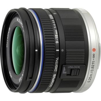 Olympus M.Zuiko D 4,0-5,6/9-18 ED schwarz