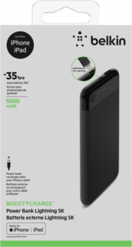 Belkin Boost Charge Power Bank 5K Lightning-Connector schwarz