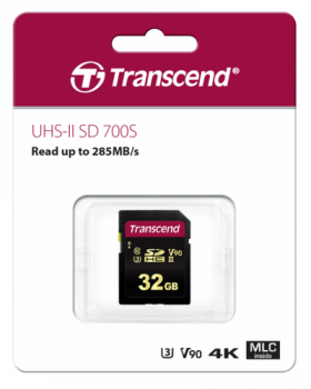 Transcend SDHC 700S         32GB Class 10 UHS-II U3 V90