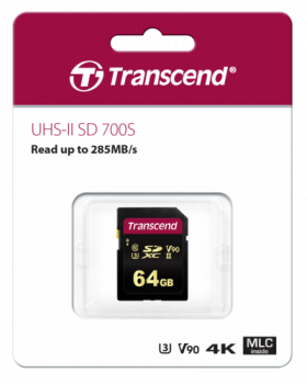 Transcend SDXC 700S         64GB Class 10 UHS-II U3 V90