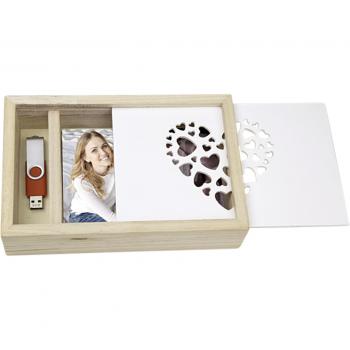 ZEP Love Box USB           13x18 Holz für Fotos und Stick  CZ1257