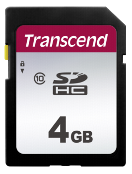 Transcend SDHC 300S          4GB Class 10