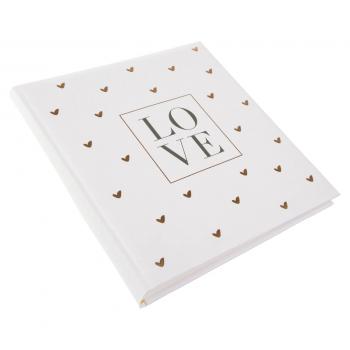 Goldbuch LOVE              30x31 60 weiße Seiten Hochzeit   08173