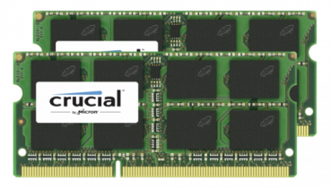 Crucial 16GB (2x8GB) DDR3 1600 PC3-12800 SODIMM 204pin for Mac