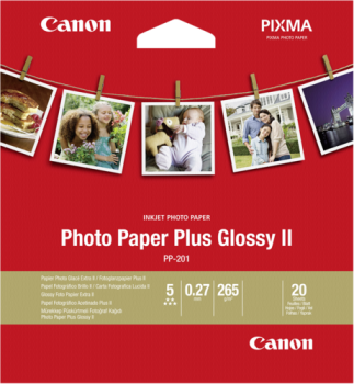 Canon PP-201 8,9 x 8,9 cm 20 Bl. Photo Paper Plus Glossy II 265 g