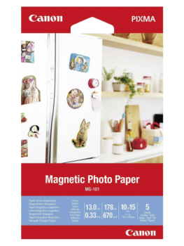 Canon MG-101 10x15 cm Magnetic Photo Paper 5 Blatt