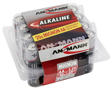 1x20 Ansmann Alkaline Mignon AA LR 6 red-line Box