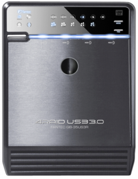 FANTEC QB-35 US 3 R schwarz 4Bay Box Raid