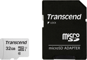 Transcend microSDHC 300S-A  32GB Class 10 UHS-I U1