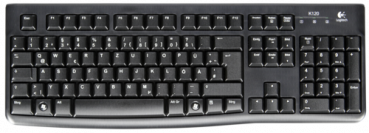 Logitech K 120 Keyboard OEM USB black