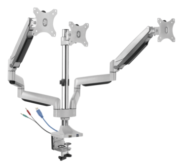 Raidsonic IB-MS505-TI Monitorständer mit Tischhalter.