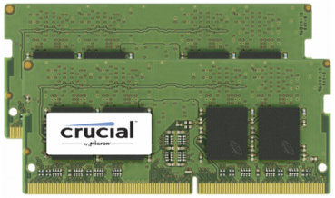 Crucial 8GB Kit DDR4 2666 MT/s 4GBx2 SODIMM 260pin SR x8 unbuff