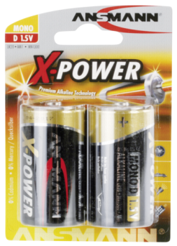 1x2 Ansmann Alkaline Mono D LR 20 X-Power