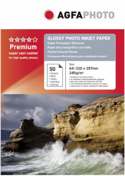 AgfaPhoto Premium Glossy Photo Paper 240 g A 4 50 Blatt