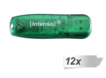 12x1 Intenso Rainbow Line    8GB USB Stick 2.0