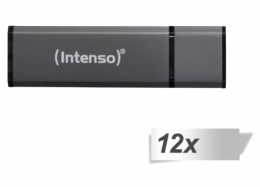 12x1 Intenso Alu Line anthrazit 4GB USB Stick 2.0