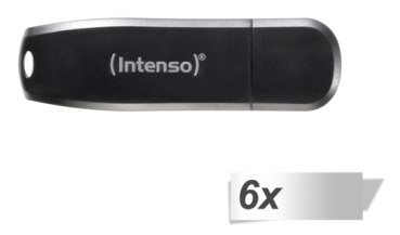 6x1 Intenso Speed Line      16GB USB Stick 3.0
