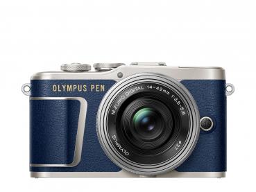 E-PL9 14-42mm Pancake Kit Blau-Silber