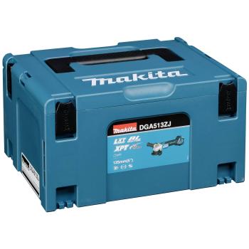 Makita DGA513ZJ Akku-Winkelschleifer im Makpac