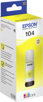 Epson EcoTank yellow T 104 65 ml               T 00P4