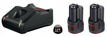 Bosch Basis Starter Set 2x2.0Ah + GAL 12V-40