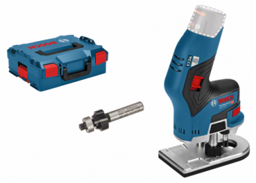 Bosch GKF 12V-8 Akku-Fräse inkl. Abrund- und Kantenfräser