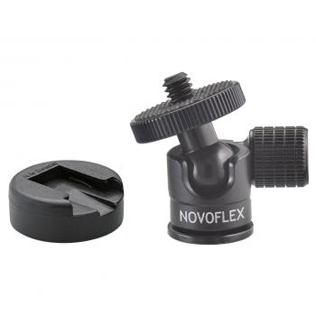 Novoflex Kugelneiger klein mit Blitzschuh