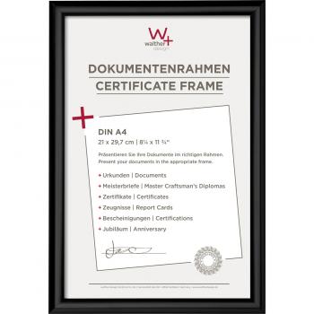 Walther Trendstyle       21x29,7 Kunststoff schwarz DIN A4 KP130B