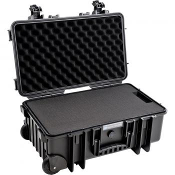 B&W Outdoor Case Type 6600 schwarz mit Schaumstoff Inlay