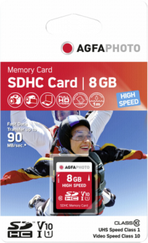 AgfaPhoto SDHC Karte         8GB High Speed Class 10 UHS I