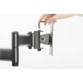 DIGITUS Universal Quad Monitor Stand Black