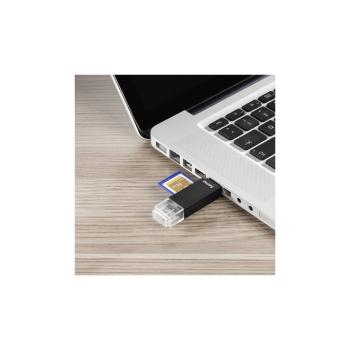 Hama USB 2.0 OTG Kartenleser "Basic" SD/microSD Schwarz