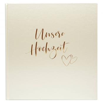 Goldbuch Herzklopfen       30x31 60 weiße Seiten Hochzeit   08174