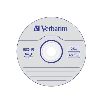 4x50 Verbatim BD-R Blu-Ray 25GB 6x Speed Datalife No-ID Cakebox