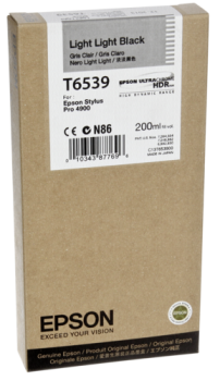 Epson Tintenpatrone light light schwarz T 653 200 ml      T 6539