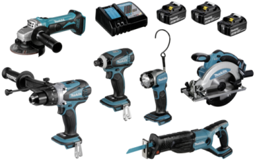 Makita DLX6011 Kombo-Kit