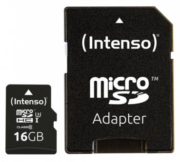 Intenso microSDHC           16GB Class 10 UHS-I Professional