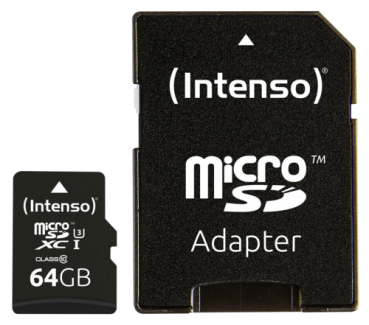 Intenso microSDXC           64GB Class 10 UHS-I Professional