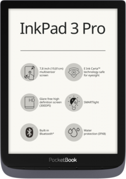 Pocketbook InkPad 3 Pro metallic grey