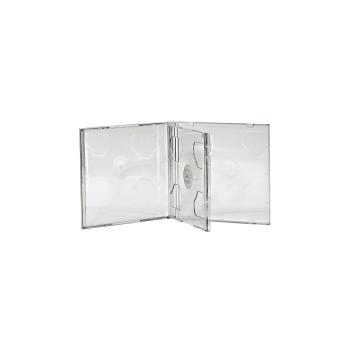 Hama CD-Double-Box 5er-Pack Transparent Jewel-Case     44752