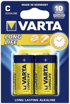 1x2 Varta Longlife Extra Baby C LR 14
