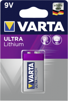 1 Varta Lithium 9V-Block 6 LR 61
