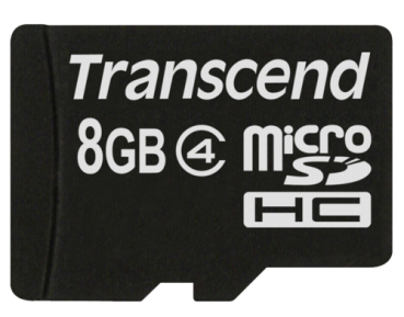 Transcend microSDHC          8GB Class 4