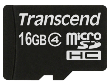 Transcend microSDHC         16GB Class 4
