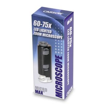 Carson MM-200 Mikroskop mit LED 60-75 fach