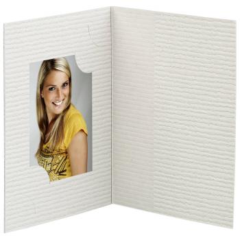 1x100 Daiber Passbildmappen grau für 3 Bildformate
