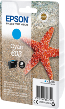 Epson Tintenpatrone cyan 603                       T 03U2