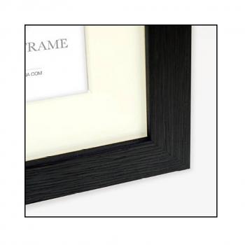 ZEP Regent 5 Passepartout  15x20 Holz Bilderrahmen schwarz V32685