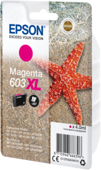 Epson Tintenpatrone magenta 603 XL                    T 03A3